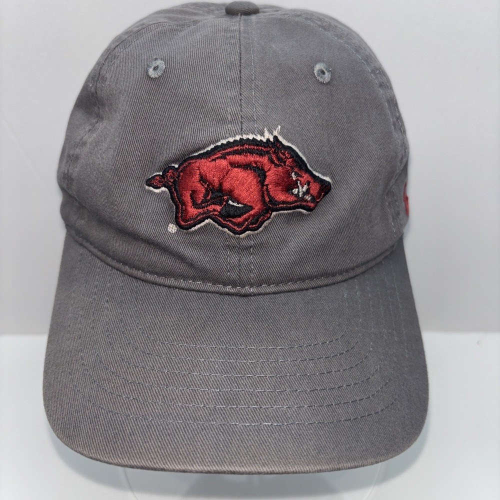 Arkansas Razorbacks Zephyr Gray‎ Hat Cap Authentic Adjustable